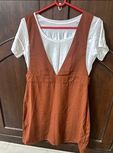 Pinafore Attached Dress