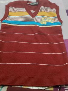 Boys Sleeveless Sweater