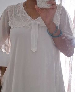 Sheer Lace Nightgown