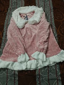 Cozy Pink Plush Nightgown