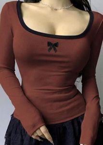 Brown Ribbed Top never used