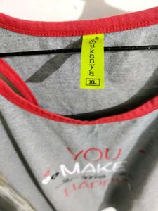 Cute Graphic Tank Top In Good Condition Size XL