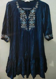 Embroidered Tunic Top