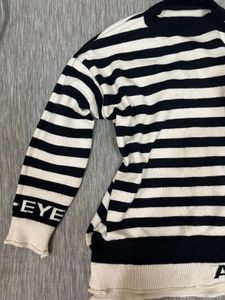 Striped Knit Sweater