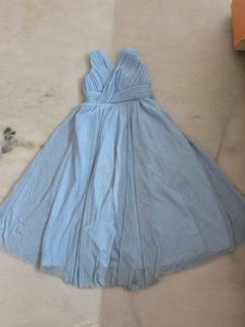 Stunning Baby Blue A-Line Gown