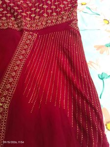 Stunning Red Embellished Gown