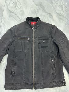 Men's Stylish Grey Denim Jacket