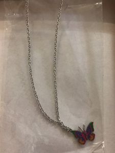 Multicolour Butterfly Pendant In Colour