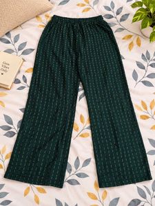 Stylish Green Palazzo Pants