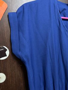 Chic Royal Blue Jumpsuit