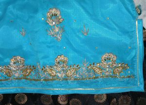 Blue &amp; Black Rajputi Poshak