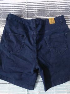Navy Blue Casual Shorts
