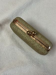 Golden Shimmer Clutch