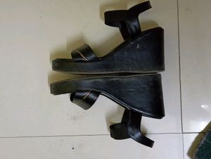 Open Toe Wedge Heels