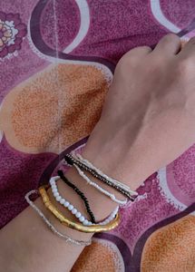 Set of 5 Beaded Bracelets
