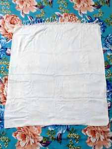 White Tasseled Dupatta