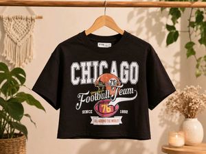Chicago Football Team Crop T-Shirt