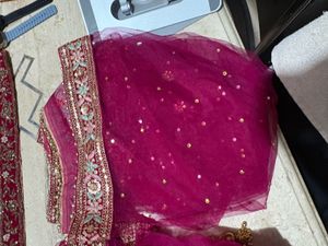 Stunning Embroidered Velvet Lehenga