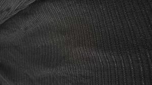 Black One-Shoulder Ribbed Crop Top