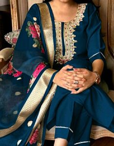 Kurta Pant With Dupatta & Free Delivery