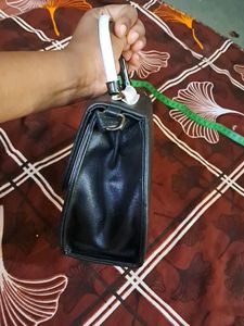 COMBO OFFER Black N White Bag &amp; DUSKY PINK Purse