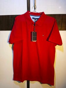 Tommy Hilfiger Red Polo T-shirt