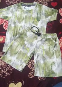 Stylish Abstract Print Co-ord Set
