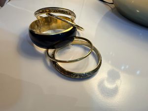 Chic Black &amp; Gold Bangles Brand new