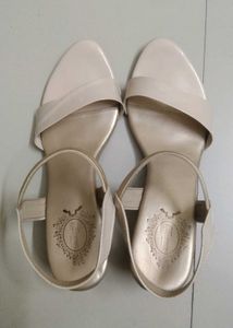 Nude Block Heels