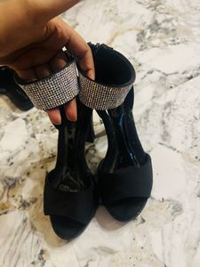 Sparkling Rhinestone Heels