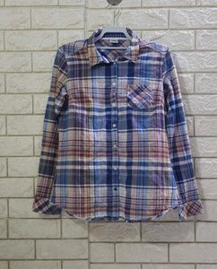 Esprit Long-Sleeve Multi-Color Plaid Shirt