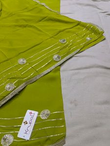 Gotta Pati Suit Organza Base