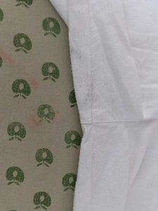 White Casual Kurta Pants