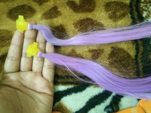 barbie Doll Hair &amp; Tiara Set
