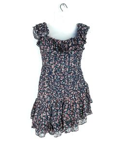 Charcoal Black Printed Dress (Women's)