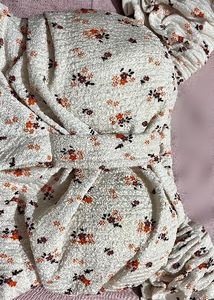 Chic Floral Puff Sleeve Top