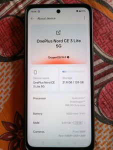OnePlus Nord CE 3 LITE 5G- Excellent Condition!