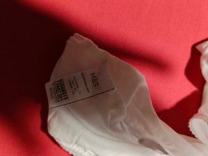White High-Waisted Brief Panty