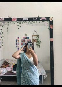 Elegant Light Blue Saree