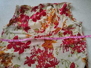 Vibrant Floral Print Blouse