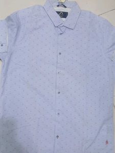 Men's Blue Checkered Slim Fit Shirt