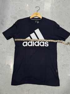 Adidas Navy Blue T-Shirt with Logo