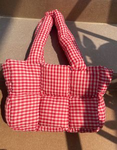 Pinterest Gingham Puffer Bag🌷🌸