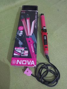 NOVA Hair Straightner 2 In 1 Perfect Condition