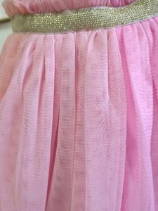 Girl's Pink Butterfly Tulle Dress