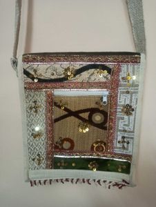 Boho Embroidered Sling Bag