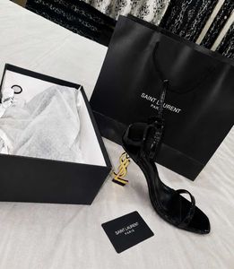 Saint Laurent Black Patent Heels