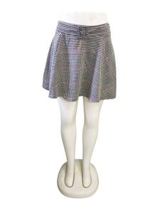 Houndstooth Mini Skirt