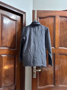 Stylish Gray Button-Up Jacket