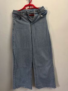 Light Wash Wide Leg Jeans